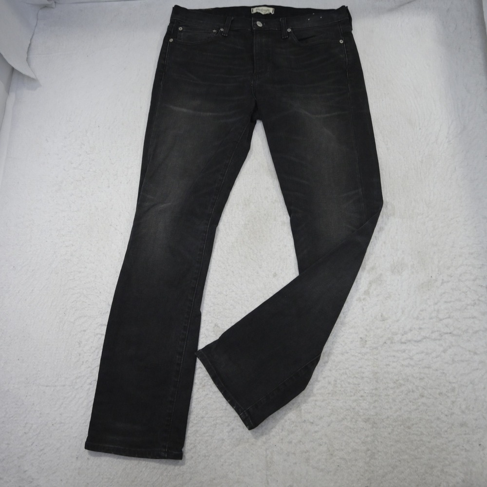 Madewell Jeans Slim Stretch Mens 34x32 Black Denim 5-Pocket Pants